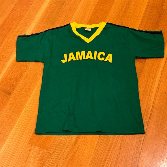 Island Tees Other - Green and Yellow Jamaica Men's Tee Size Medium